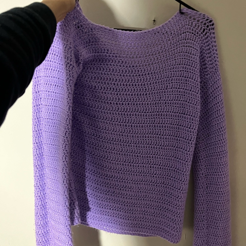 ORIGINAL off the shoulder knit sweater